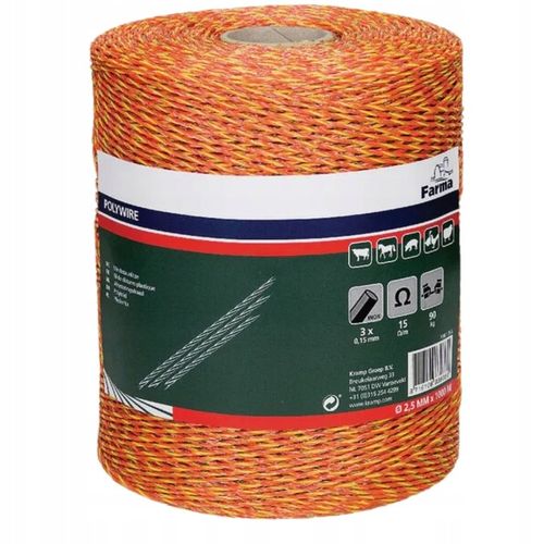 Linka splotka Farma Plecionka 1000m pastuch na Arena.pl