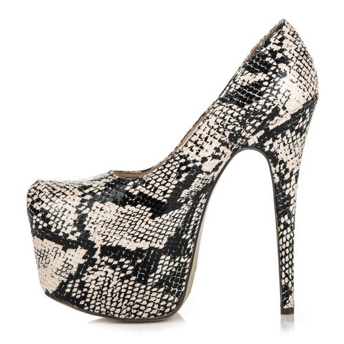 Szpilki Na Platformie Snake Print r.36 na Arena.pl