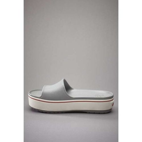 Crocs CROCBAND PLATFORM SLIDE 04M LIGHT GREY ROSE M5 na Arena.pl