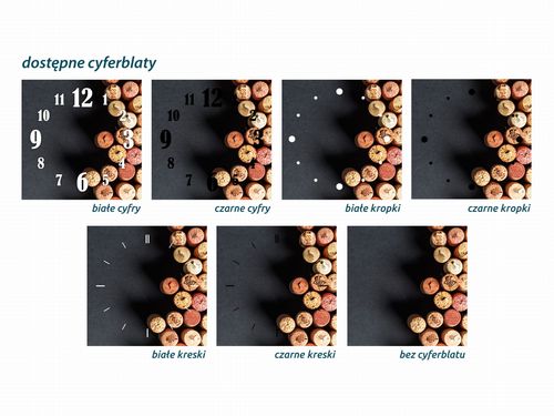 ZEGAR SZKLANY ROMB - Korki na Arena.pl