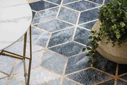 RUG/LU/ARLEN/CUBE2/BLACK+GOLD/80x150 na Arena.pl