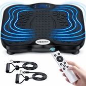 Platforma wibracyjna UNDERFIT Black masaż Bluetooth głośnik fitness