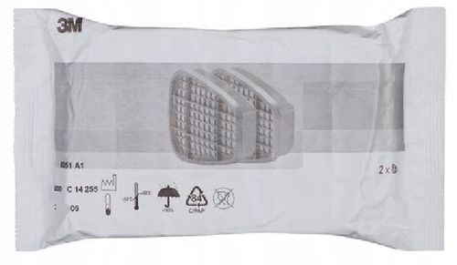 Pochłaniacz 6051 A1 3M kpl 2 szt. filtr węglowy na Arena.pl