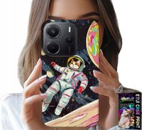 ETUI DO XIAOMI NOTE 14 4G - KOCI ASTRONAUTA KOT KOSMOS OBUDOWA CASE