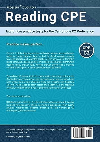 Reading CPE. Eight More Practice Tests for the Cambridge C2 Proficiency na Arena.pl