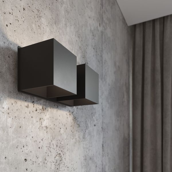 Kinkiet QUAD 2 czarny zdjęcie 9