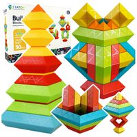KLOCKI KONSTRUKCYJNE PRZESTRZENNE PITAGORAS KREATYWNE FIGURY GEOMETRYCZNE