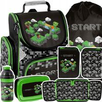 TORNISTER PLECAK SZKOLNY GAMER DO 1 KLASY PIKSELE PIÓRNIK WOREK