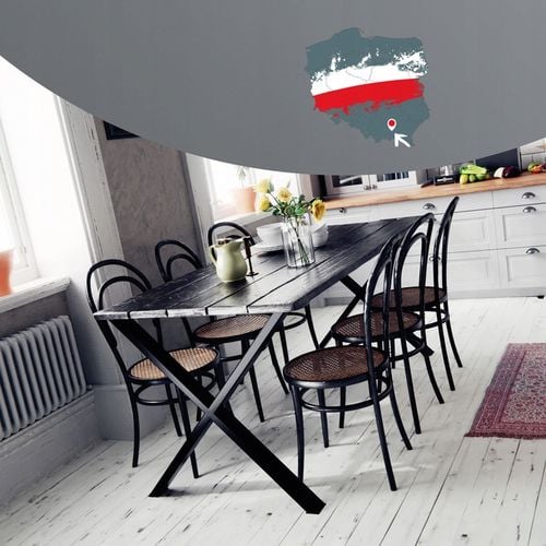 Nogi do stołu lawy biurka stolika metalowe loftowe industrial X 2szt na Arena.pl