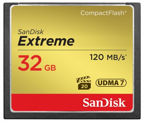 SanDisk Extreme CompactFlash 32GB 120/85 MB/s na Arena.pl