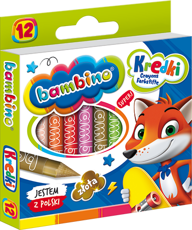 kredki 12szt.  bambino zdjęcie 1