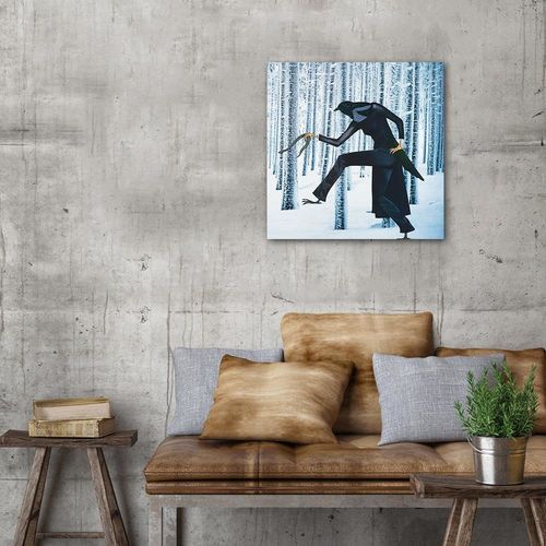 Obraz na płótnie - Canvas, Kobieta kruk 80x80 na Arena.pl