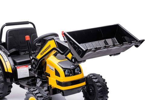 Traktor na akumulator dla dziecka - Koparka żółta dla dziecka na Arena.pl