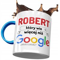 Kubek Błękitny Dla Roberta Kolegi Na Prezent Z Nadrukiem Ze Zdjęciem