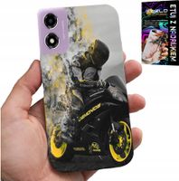 ETUI DO MOTOROLA MOTO E14 - MOTOR MOTOCYKLE FAN WIELE WZORÓW PLECKÓW