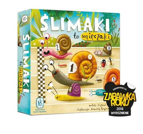 Gra planszowa NASZA KSIĘGARNIA Ślimaki to mięczaki na Arena.pl