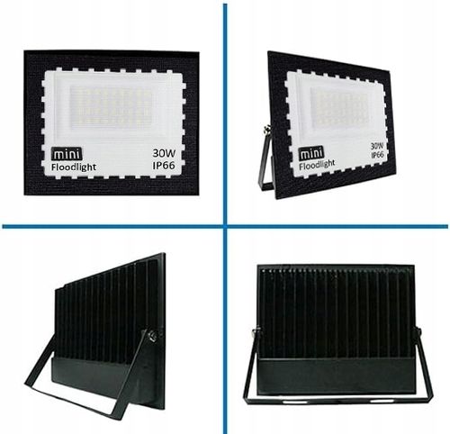 HALOGEN LED 30W NAŚWIETLACZ SLIM ZEWNĘTRZNY ROBOCZY OSZCZĘDNY DO MAGAZYNU na Arena.pl