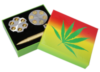 Fajka + Młynek do Tytoniu w Zestawie