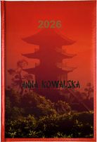 KALENDARZ A5 2026 TYGODNNIOWY KSIĄŻKOWY nadruk UV TWOIM IMIENIEM NAZWISKIEM