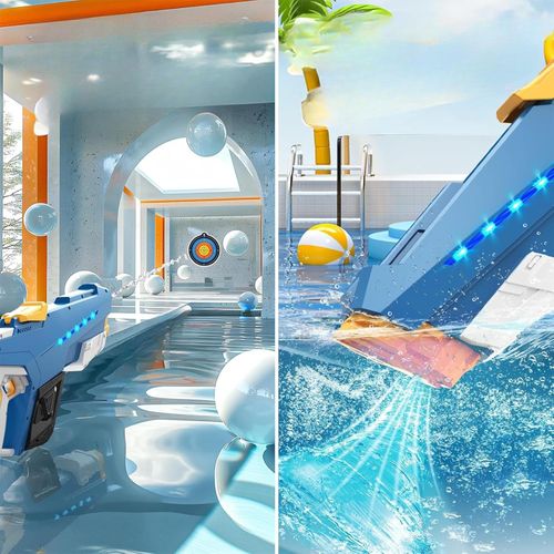 Pistolet na wodę elektryczny automat karabin duży 55cm USB akumulator na Arena.pl