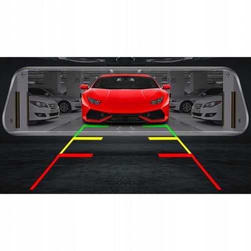 KAMERA DO SAMOCHODU 2w1 PRZÓD TYŁ REJESTRATOR JAZDY W LUSTERKU WIDEO FULLHD na Arena.pl