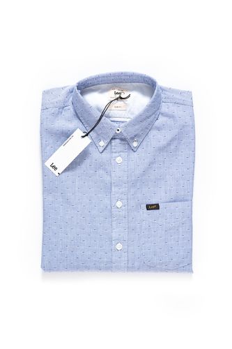 LEE SLIM BUTTON DOWN WORKWEAR BLUE L66VIKSF M na Arena.pl