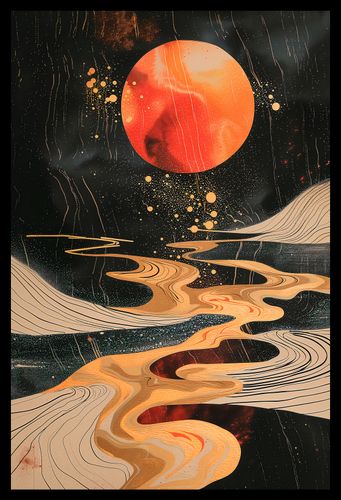 Plakat 30x45cm Planetarny Taniec na Arena.pl