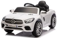 Auto na Akumulator MERCEDES 2x45W 12V4,5AH Ekoskóra Koła Eva Pilot Biały