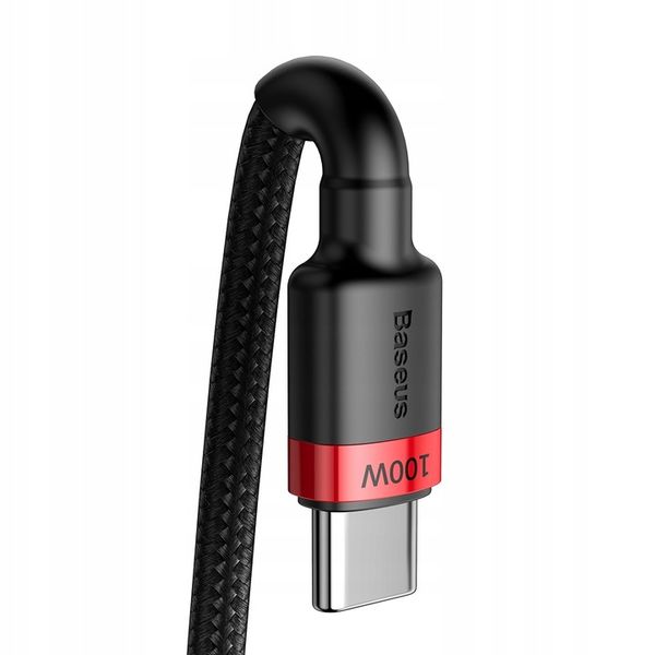 BASEUS MOCNY KABEL USB-C SZYBKIE ŁADOWANIE TYPE-C PD 100W QUICK CHARGE 3.0 zdjęcie 3