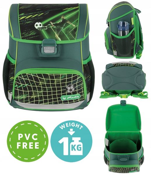 TORNISTER SZKOLNY HERLITZ LOOP PLUS PIŁKA NOŻNA ZESTAW KLASA 1-3 zdjęcie 10