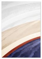 Plakat abstrakcja wielokolorowa ombre 70x100 cm