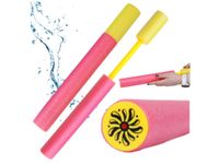 Pistolet na wode duża strzykawka do basenu sikawka pompka wodna czerwony