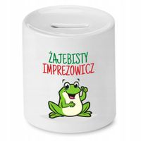 Skarbonka Dla Imprezowicza Imprezowiczki Prezent Z Nadrukiem Ze Zdjęciem