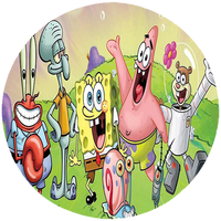 Opłatek na tort Spongebob