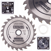 TARCZA WIDIOWA DO DREWNA PIŁY 160 X 20 MM 24Z TDD-160x20x24Z