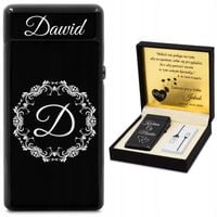 Zapalniczka Plazmowa USB Czarna z GRAWEREM GRATIS
