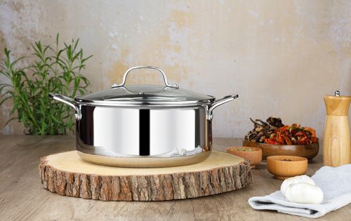 GARNEK POWŁOKA NON STICK STRUKTURA PLASTRA MIODU HEXAGONAL HYBRID 4,3L 24CM na Arena.pl