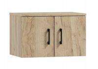 Szafka łazienkowa nad pralkę NERO 60 dąb craft złoty (W1)