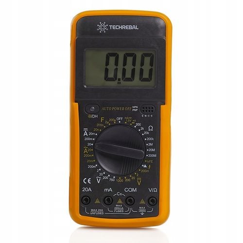 MULTIMETR MIERNIK NAPIĘCIA PRĄDU TECHREBAL DT9205A na Arena.pl