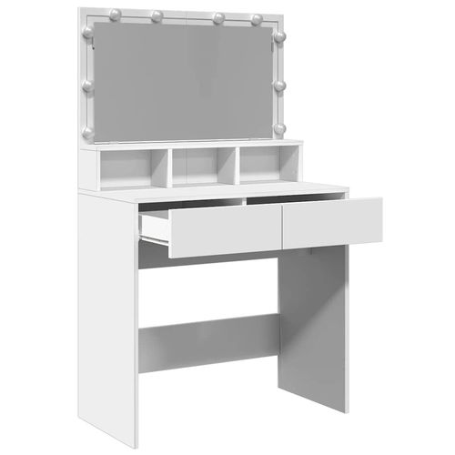 Toaletka z LED, biała, 80x41x134,5 cm na Arena.pl