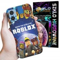 ETUI DO MOTOROLA MOTO E22 / E22i - ROBLOX GRY BAJKI FORTNITE GTA + SZKŁO