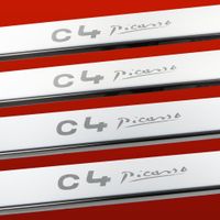 Listwa progowa CITROEN C4 PICASSO MK1 Stal nierdzewna 304 połysk 4szt