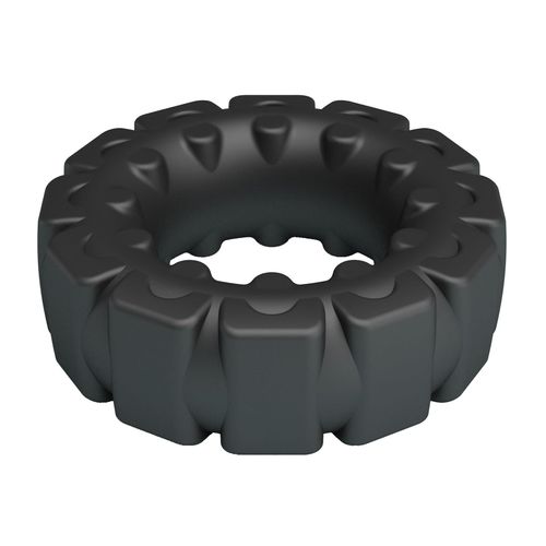 crazy bull laiden super soft silicone cock ring - black na Arena.pl