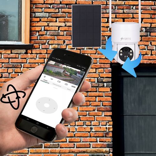 KAMERA SOLARNA ZEWNĘTRZNA OBROTOWA IP WIFI 4MPX FULL HD+ DO MONITORINGU na Arena.pl