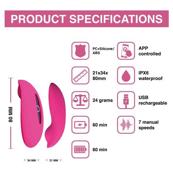 Magic Motion - Candy Smart Wearable Vibe zdjęcie 4