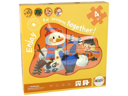 Puzzle 4 w 1 Cztery Pory Roku na Arena.pl