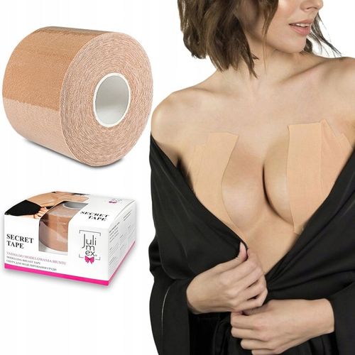 JULIMEX SECRET TAPE taśma do modelowania Biustu Dekoltu Pośladków 10cm na Arena.pl