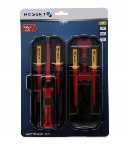 HOGERT WKRĘTAKI ŚRUBOKRĘTY DLA ELEKTRYKÓW 1000V 8e na Arena.pl
