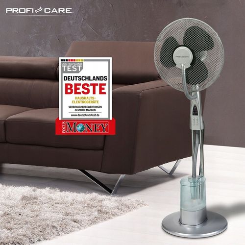 Podłogowy wentylator stojący z nawilżaczem i pilotem 3 w 1 ProfiCare PC-VL na Arena.pl