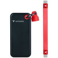 dysk zewnętrzny verbatim pocket ssd 1tb  - brelok do kluczy z kablem